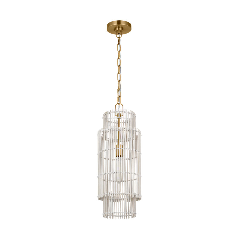 Petit abat-jour suspendu Elio, Bronze brillant