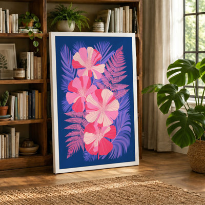 Luminous Blooms Botanical - Wrapped Canvas