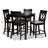 Jurrian 4 - Person Four Leg Dining Set-986326858