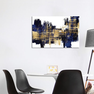 " Vibrant Gold On Blue " by Alex Wise