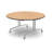 PHlip Palmer Hamilton 60'' Round Cafeteria Table with Metal Frame-50225235-50225236