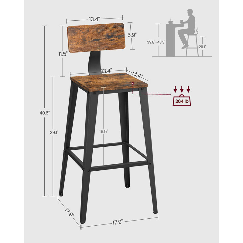 Brookdale 29.1'' Bar Stool
