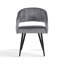 Rohit 43cm H Upholstered Metal Armchair-1848906555