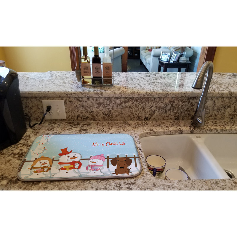 Drying Mat, Red/Brown