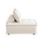 Square -Style Chair In Beige And Solid Wood Construction Low-Profile Accent Boucle For Home Decor