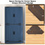 Armoire de rangement de 68 po avec garde-manger en coin 68 po-1987960512