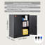Armoire de rangement à 2 tablettes de 35 po de large Melech