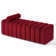 54.5” Wide Waiting Room Bench, Guest Reception Bench, Velvet Fabrics