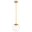 Luminaire suspendu sphère 1 lumière Vazken-953345156