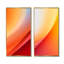 Orange Spectral Slice - ensemble de 2 reproductions d'art sur toile-1761448808-1761448815
