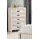 Rustic Bedroom Wooden Chest, Chest With Five Storage Drawers
