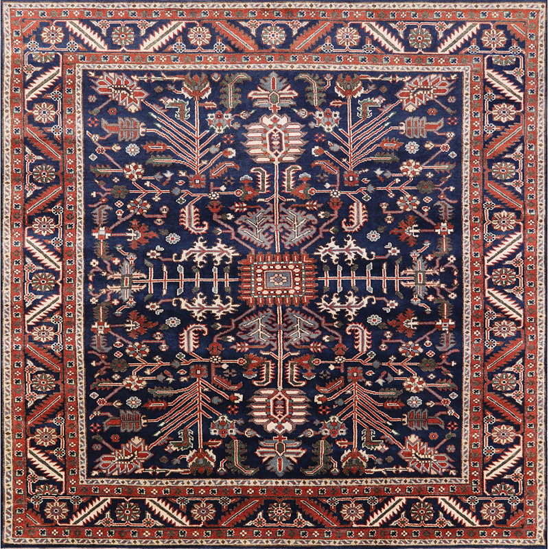Oriental Indoor Rug, Square 6'