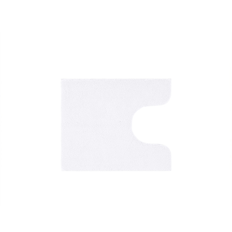 Tapis pour salle de bain Marshmallow, Blanc, Contour - 24 po L x 20 po l