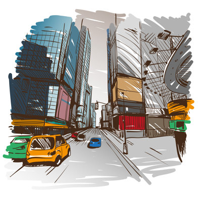 Elthea " City Vector Illustration " by Yakovliev