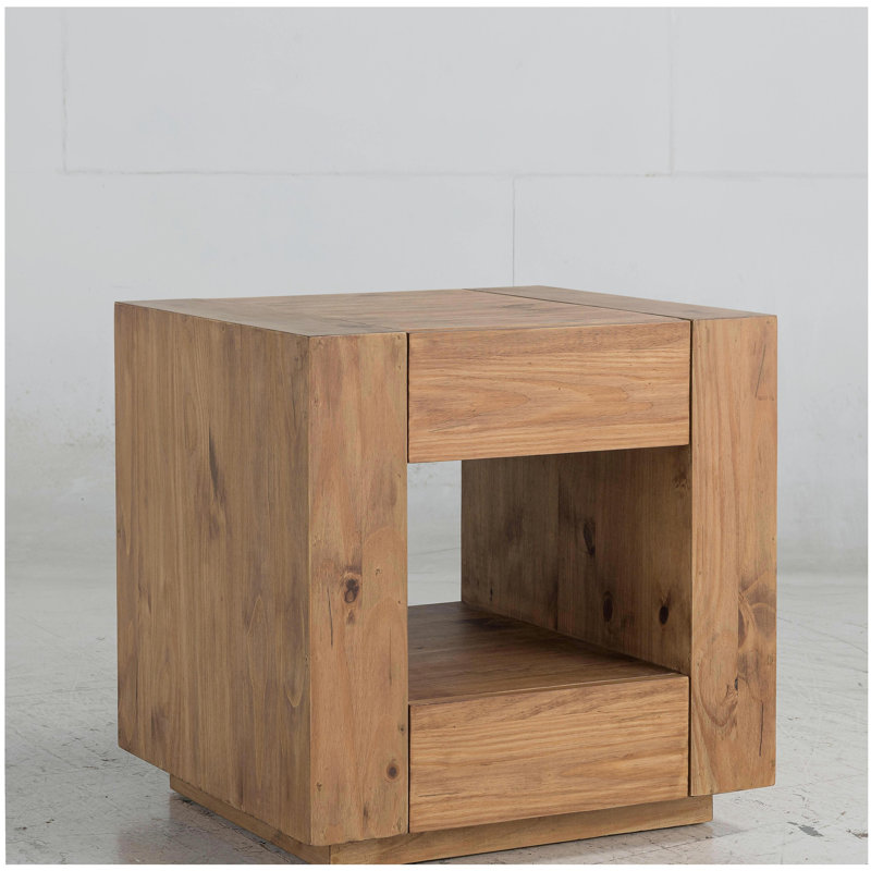 Table de bout de couleur chêne