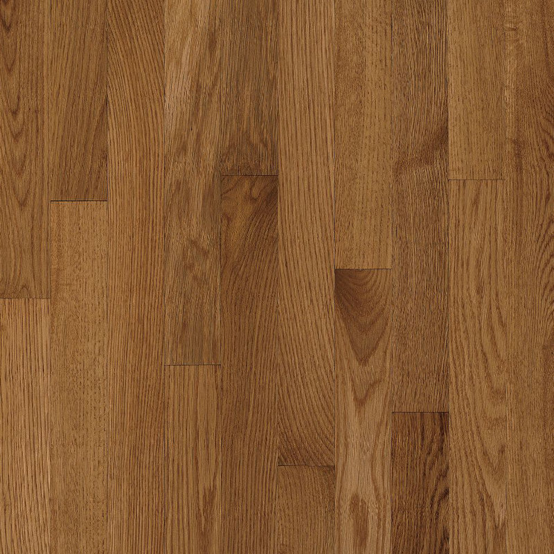 Parquet en chêne massif de 5/16 po d'épaisseur x 2 1/4 po x de longueur variable, Moelleux