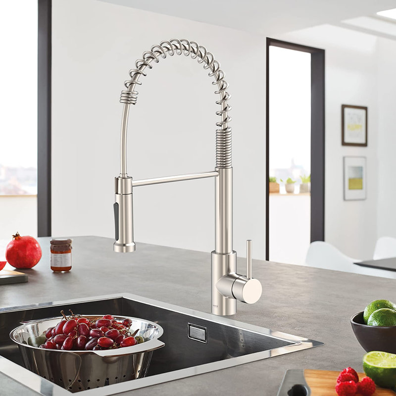 Robinet de cuisine Vetta, Nickel brossé