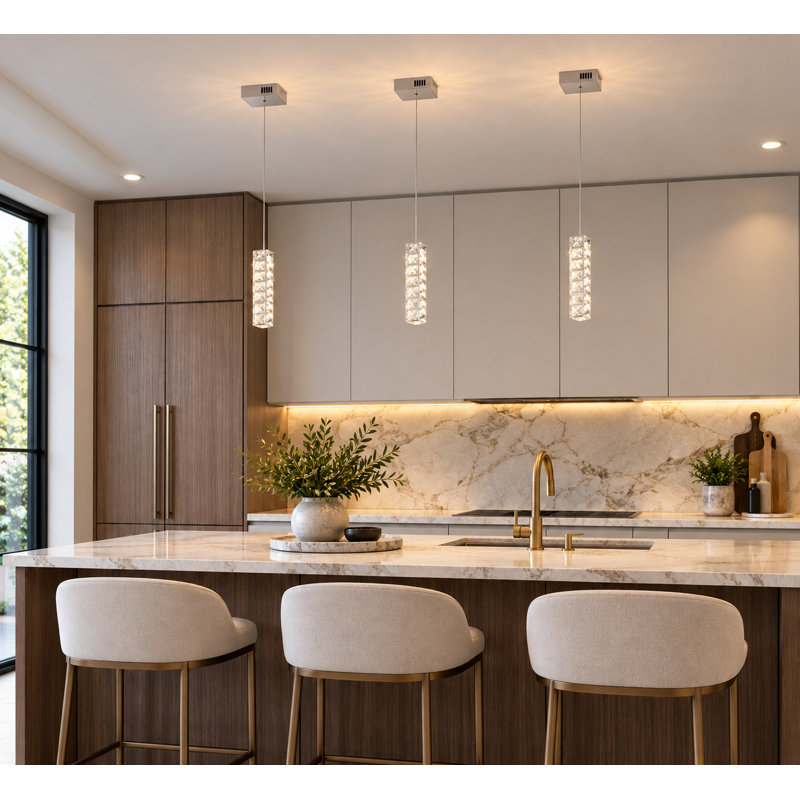 Luminaire suspendu cylindrique simple Holman