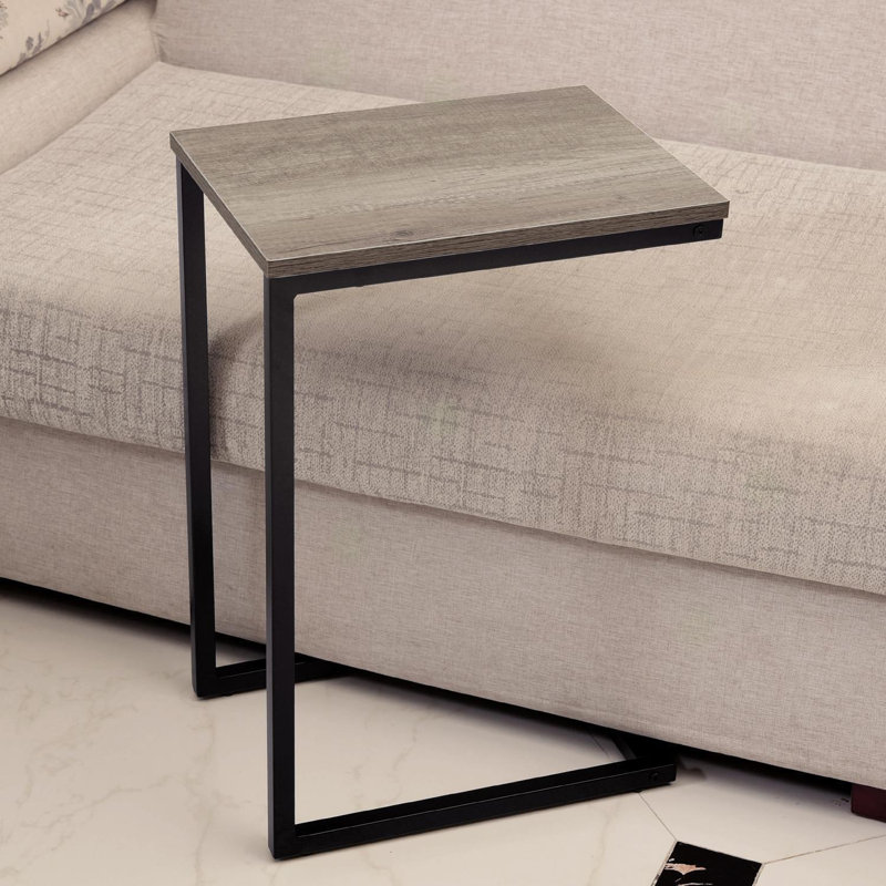 Carlann C Shaped Frame End Table