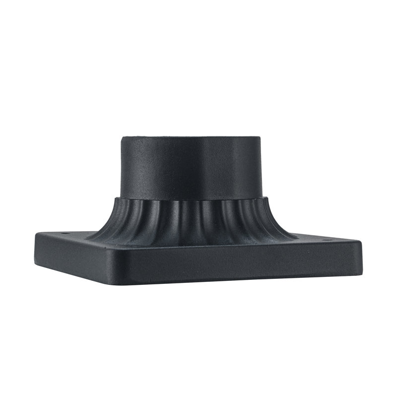 Base de pilier H 3,25 po Llano, Noir