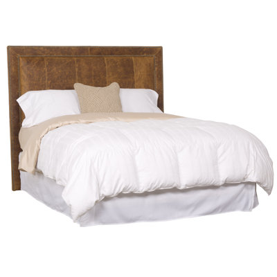 Hillary/Hank Queen Genuine Leather Panel Headboard