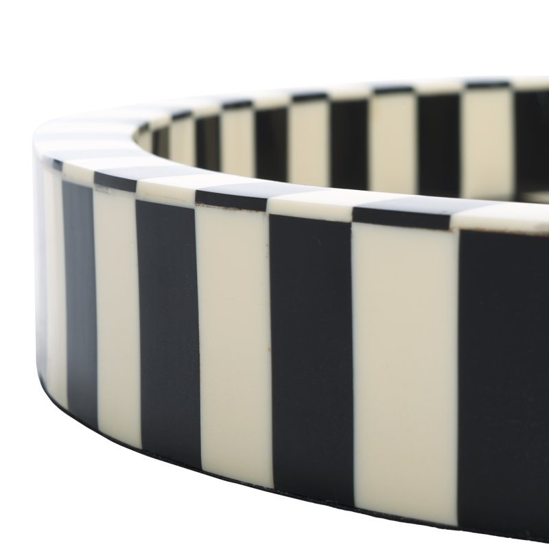 Charli Resin/Mdf Circle Tray