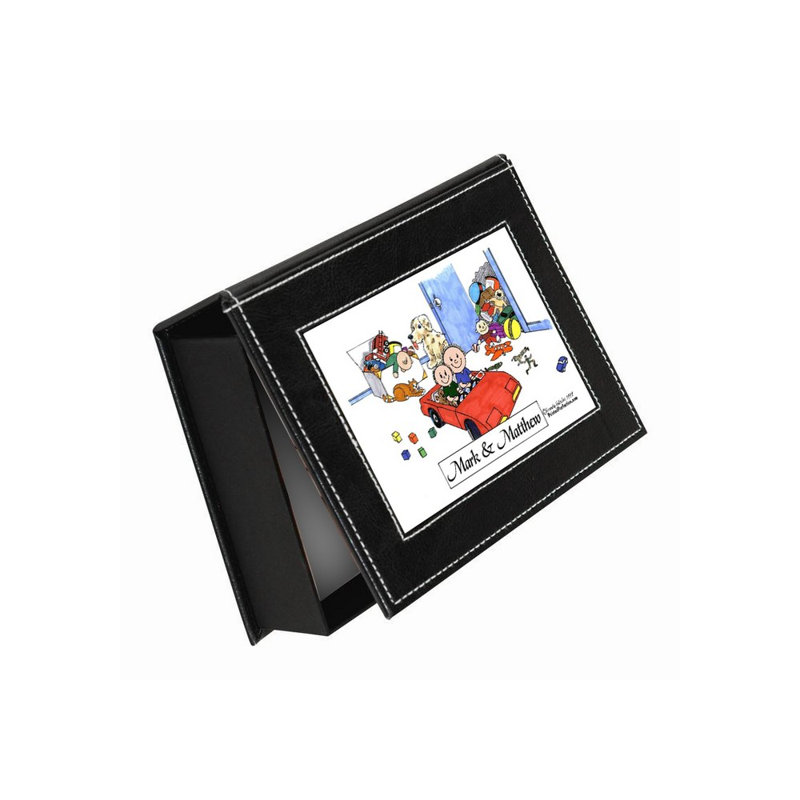 Boîte à mémoire personnalisée frères, cousins, amis
