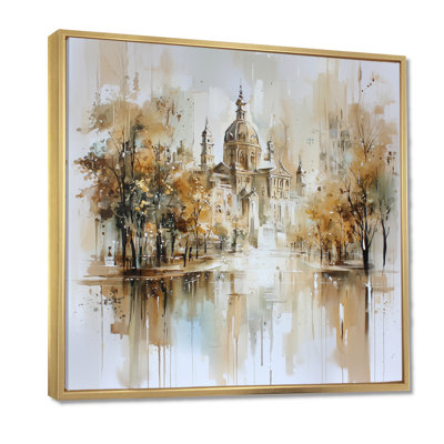 Aquarelle, Amsterdam Soft Dreamy Architecture II - art mural imprimé Amsterdam