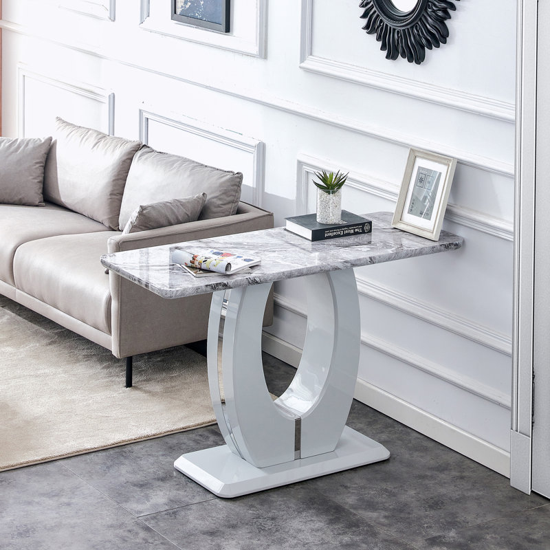 Console Kwincy 47,2, Gris clair