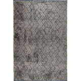 Rapture Gray Geometric Luxury Area Rug