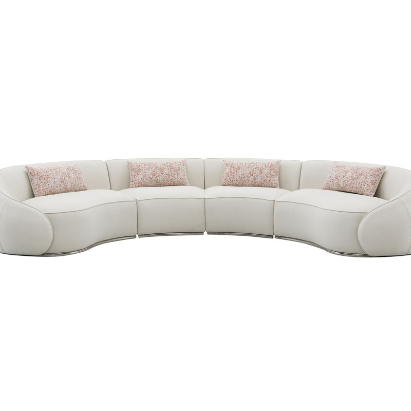 Sahara Sectional Sofa W/4 Pillows