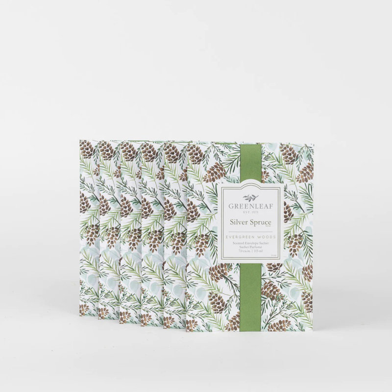 Greenleaf Sachet 6 Pack Silver Spruce