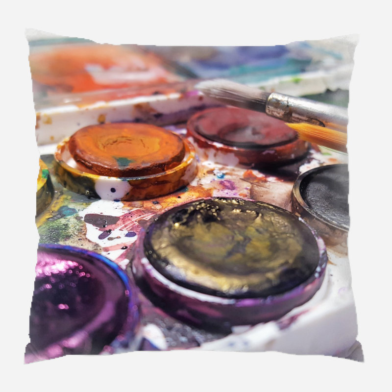 Housse et insert de coussin d'extérieur carré Wacker Colors, Microsuède, Intérieur