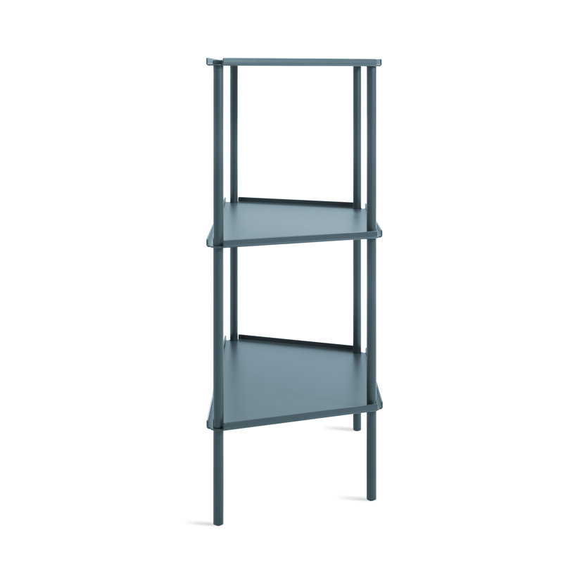 Not for Nothing 34" H x 38" W x 13 D" Shelving Unit, Marine Blue