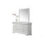 Commode de luxe avec commode blanche 1Pc