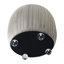 Tabouret de rangement rond en velours avec siège rembourré Conover Glamour-1290193024