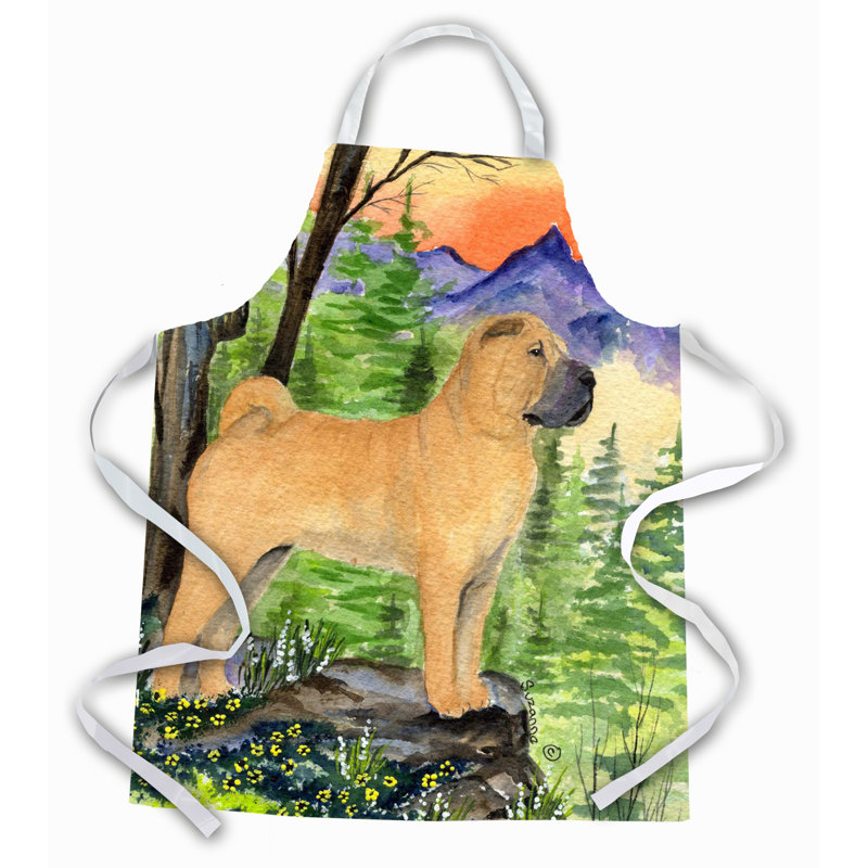 No Pattern Bib Apron