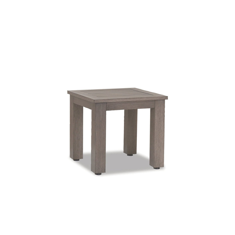 Laguna Square Metal Outdoor Side Table , 22.13'' in. W 22.13'' in. D