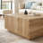 33.25" Square Coffee Table with 4 Drawers-724105190