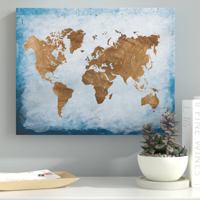 " Washy World Map "