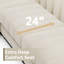 Canapé-lit modulaire contemporain en U avec base en bois massif Myrhn-1277630229