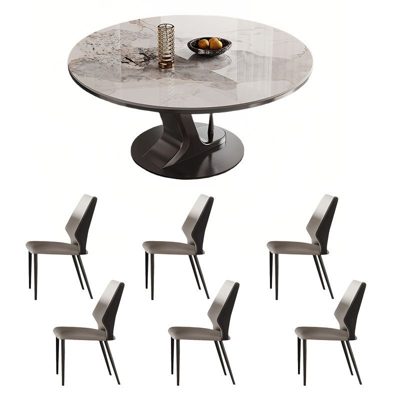 Ensemble de table de salle à manger moderne moderne
