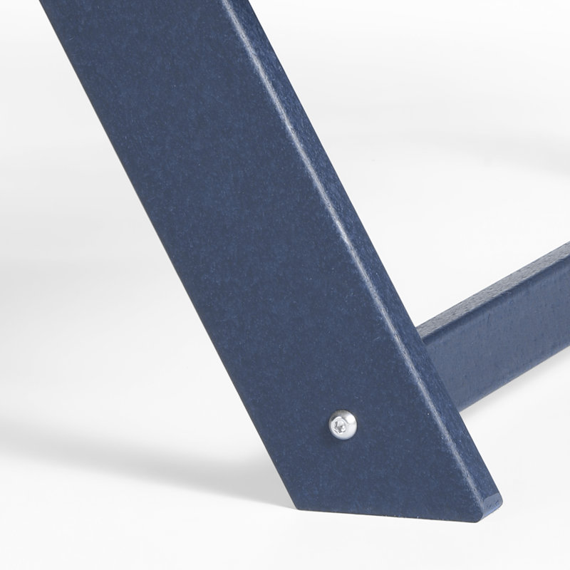 Kids Outdoor Poly Picnic Table, Navy