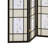 69.5'' W x 70.25'' H 4 - Panel Solid Wood Folding Room Divider