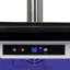 EdgeStar 3.2 Cubic Feet Silver Single Tap 5 Gal Keg Freestanding Kegerator with Door Lock and