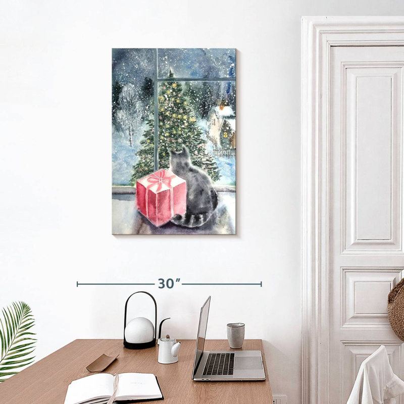 Fenêtre d'arbre de Noël Lelend, H 30 po x l 20 po