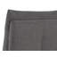 Chaise d'appoint rembourrée gris foncé Hordville