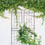 Ensemble de 2 treillis de jardin en métal antirouille de 19,7 po pour plantes grimpantes support de fleurs extérieur noir-268022376