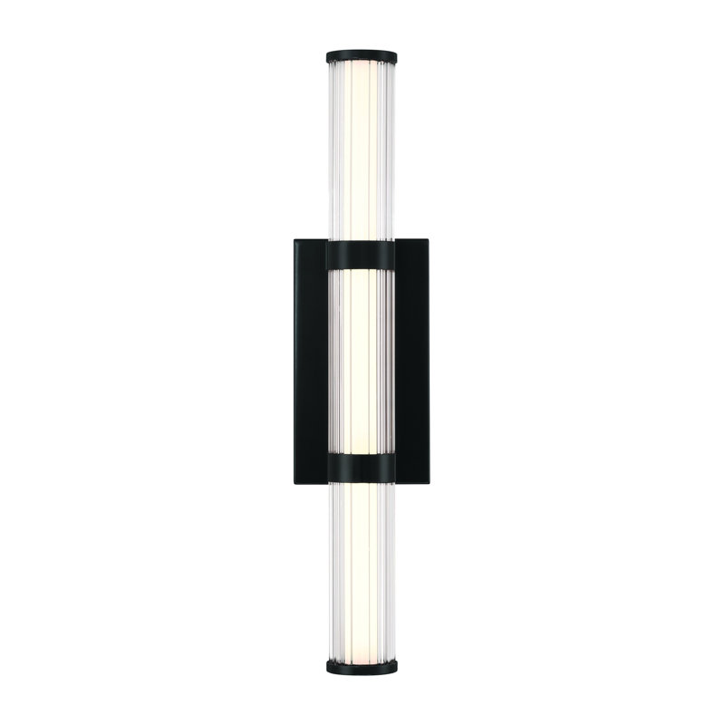 Fayton 21" LED Sconce, Black