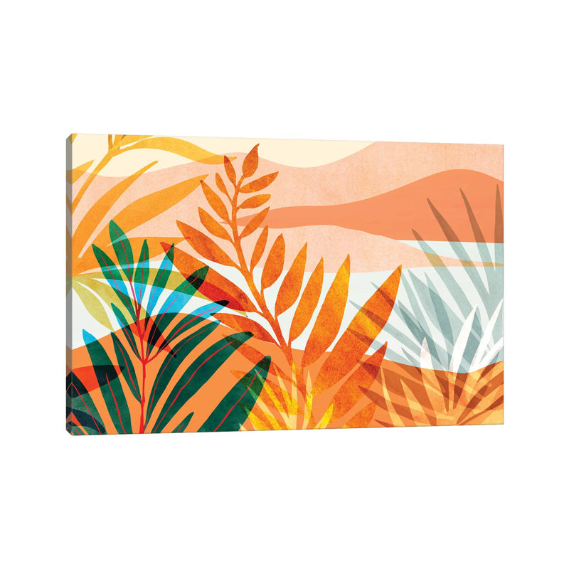 Summer Rainforest - Wrapped Canvas Graphic Art 1 Piece Wrapped Canvas Wall Art, 66.04 cm H x 45.72 cm W